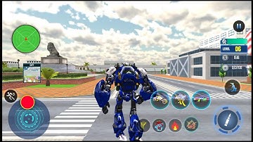 Dino Robot Car Ttansform Games - Android Gameplay #3