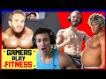 Gamers Play Fitness ft. JACKED PEWDIEPIE