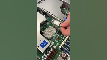 Server boot drive swap in a Supermicro Sapphire Rapids system.