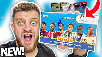 OPENING a BOX of TOPPS MERLIN 2024/25 CARDS! (Guaranteed AUTO!)