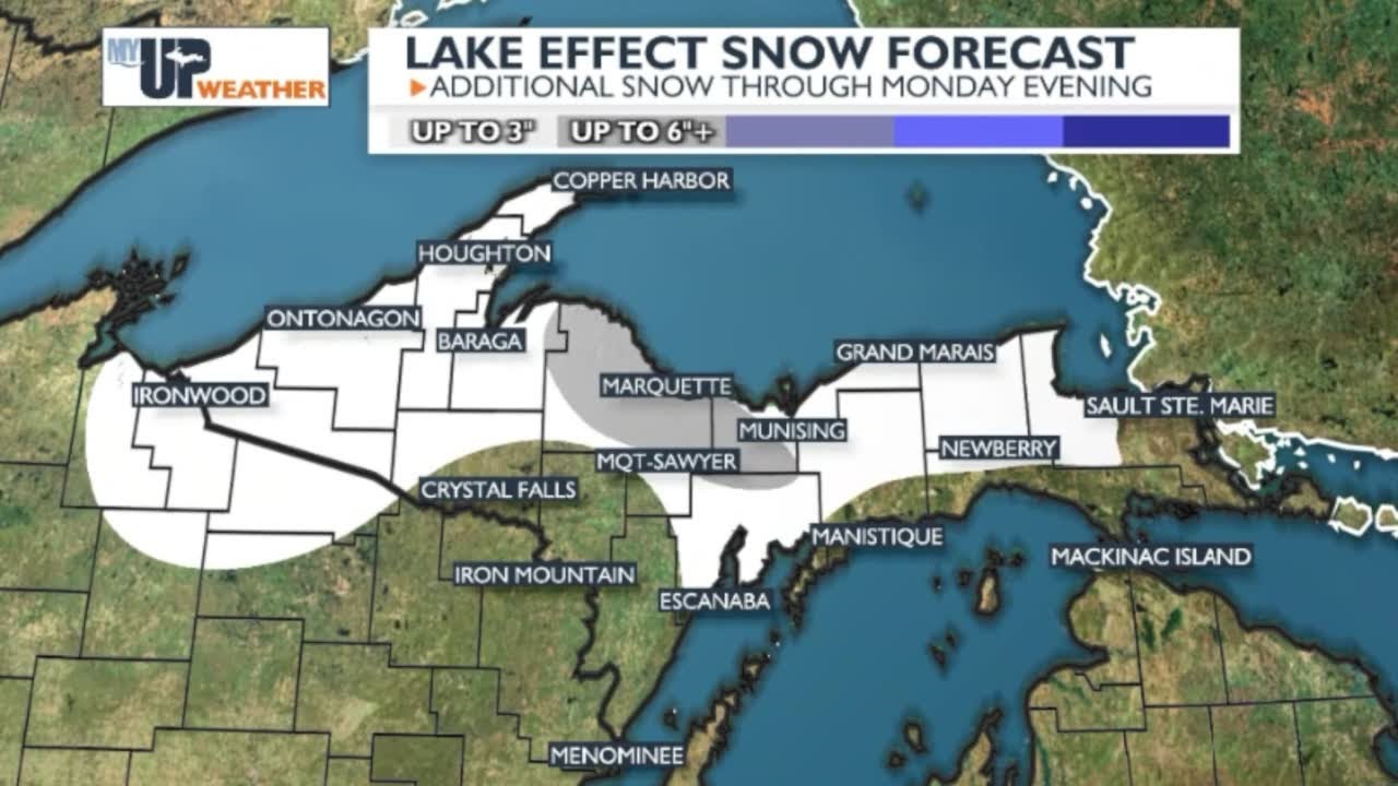 My UP Weather: Additional lake effect snow adds up in parts of the U.P ...