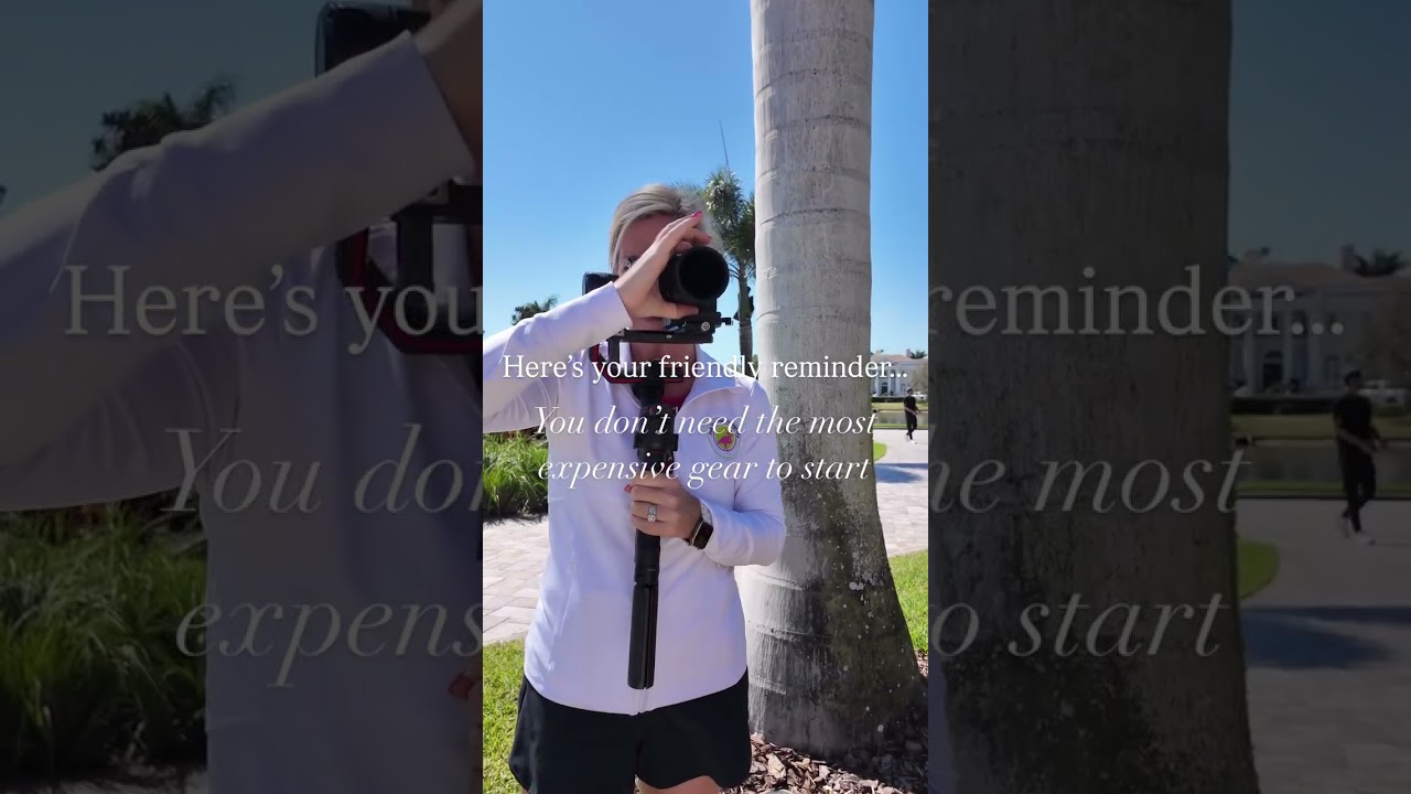 Here’s Your Friendly Reminder… You Don’t Need the Most Expensive Gear to Start! 🎥📸