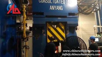 forged aviation forgings by 80KJ CNC fully hydraulic die forging hammer