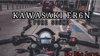 KAWASAKI ER6N PURE SOUND | AKRAPOVIC PIPE | ORTIGAS PASIG