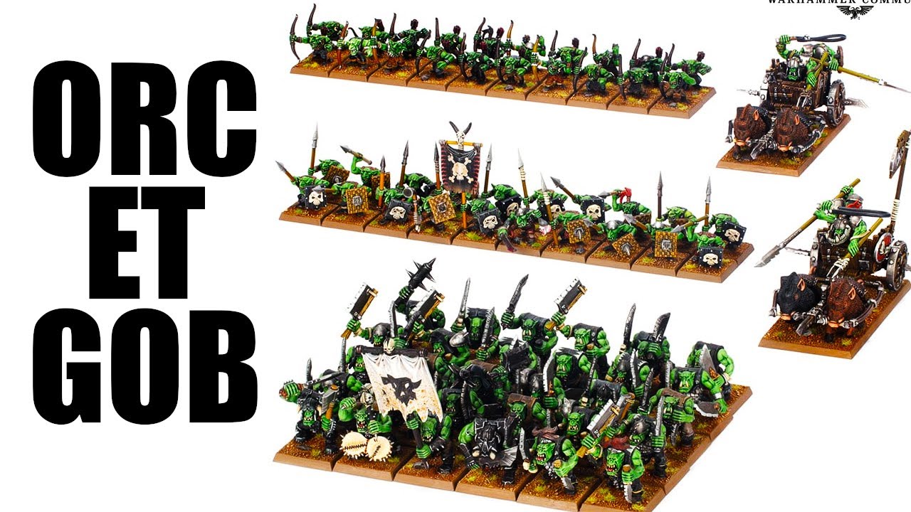 Warhammer GW Games Workshop Orques / Soldats Le jeu des batailles