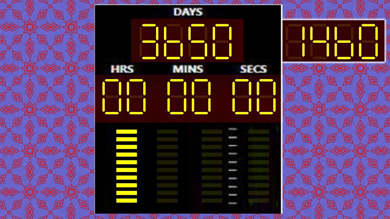 BCG 1,460 Seconds Countdown (3,650 Days Simulator) Remix Mario Kart  Double Dash Sherbet Land