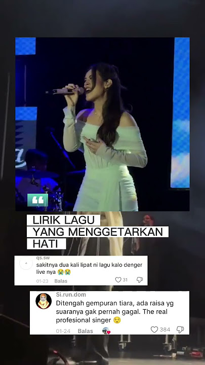 KALO NGGAK BIKIN GALAU BUKAN RAISA NAMANYA #viral #konser #raisa