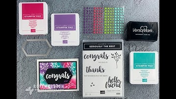 Stamping Techniques - Emboss Resist with Stampin