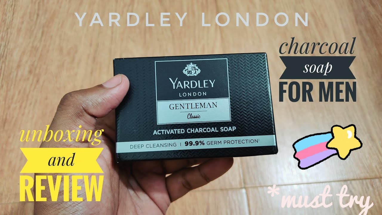 Yardley London activated charcoal soap for men (review) YouTube