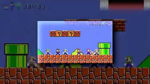 (REUPLOAD^3) What if 8 Marios tried to beat Super Mario Bros.? Scan (Veg Replace)