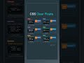 CSS clear floats