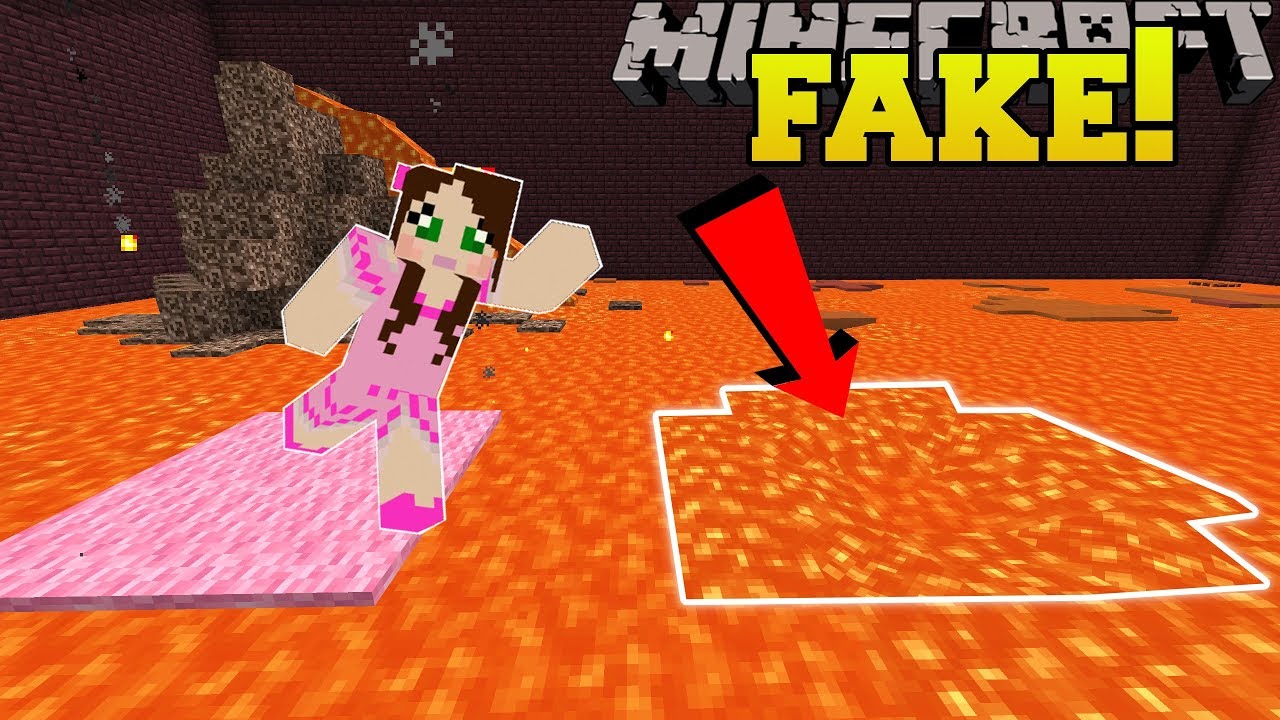 Minecraft This Lava Is Fake Find The On Custom Map You Minecraft This Lava Is Fake Find The On Custom Map