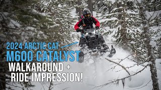 Arctic Cat M600 Catalyst Walkaround + Ride Impression