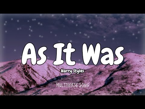 As It Was - Harry Styles (Lyrics Video) You know is not the same
