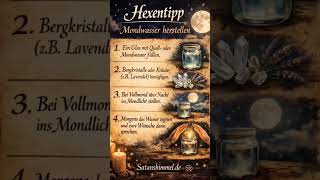 Anleitung Mondwasser Hexentipps #shorts #spirituell #modernehexe #bewusstsein #achtsamkeit