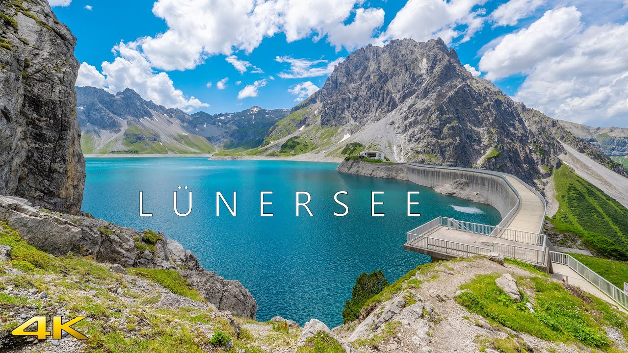Lünersee Austria 🇦🇹 , The Most Beautiful Lake Circular trail In Austria 4K 60p