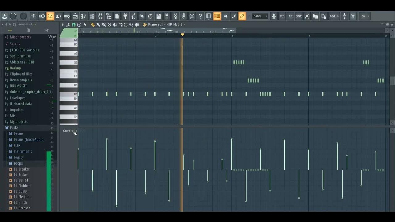 How To Make Drill HiHats Royalty Free Loops FL Studio BPM 140