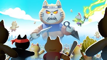 Meow Merge: Cat Battle Gameplay Android