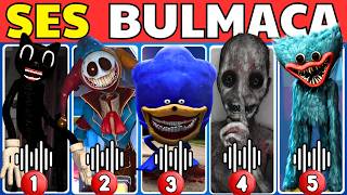 Korku Oyunu Karakterlerini Seslerden Tahmin Et! 😱🔪Halloween Quiz | GRANNY, SirenHead, Huggy Wuggy