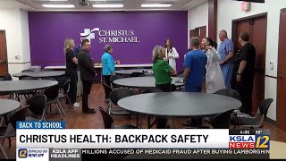 Physical therapist at CHRISTUS St. Michael shares backpack safety tips for children