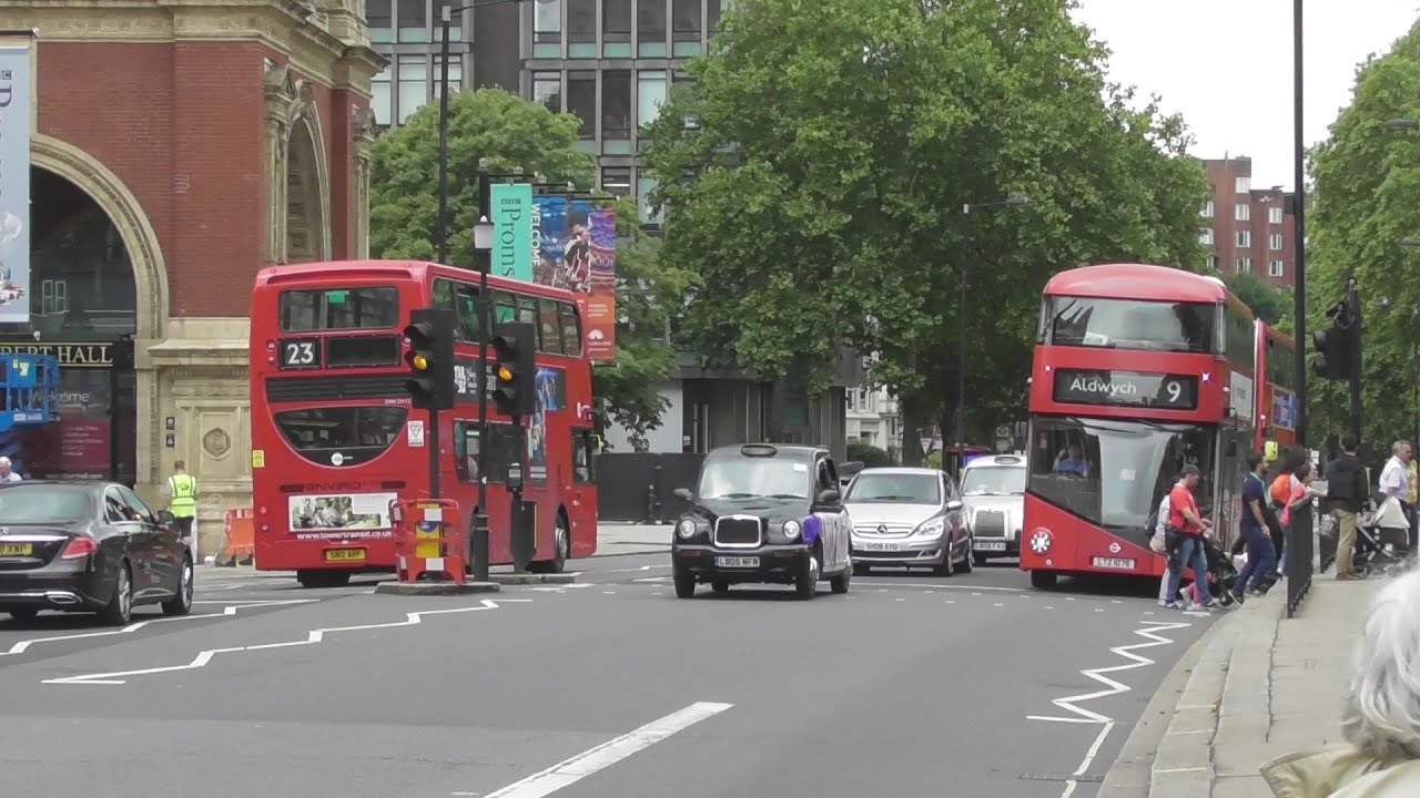 London bus route 9: Royal Albert Hall to Trafalgar Square [July 2019]