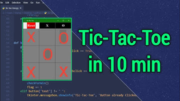 Tic Tac Toe game using python in 10 minutes