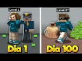 Passei 100 dias sendo ladro no minecraft  vida de ladro  o filme