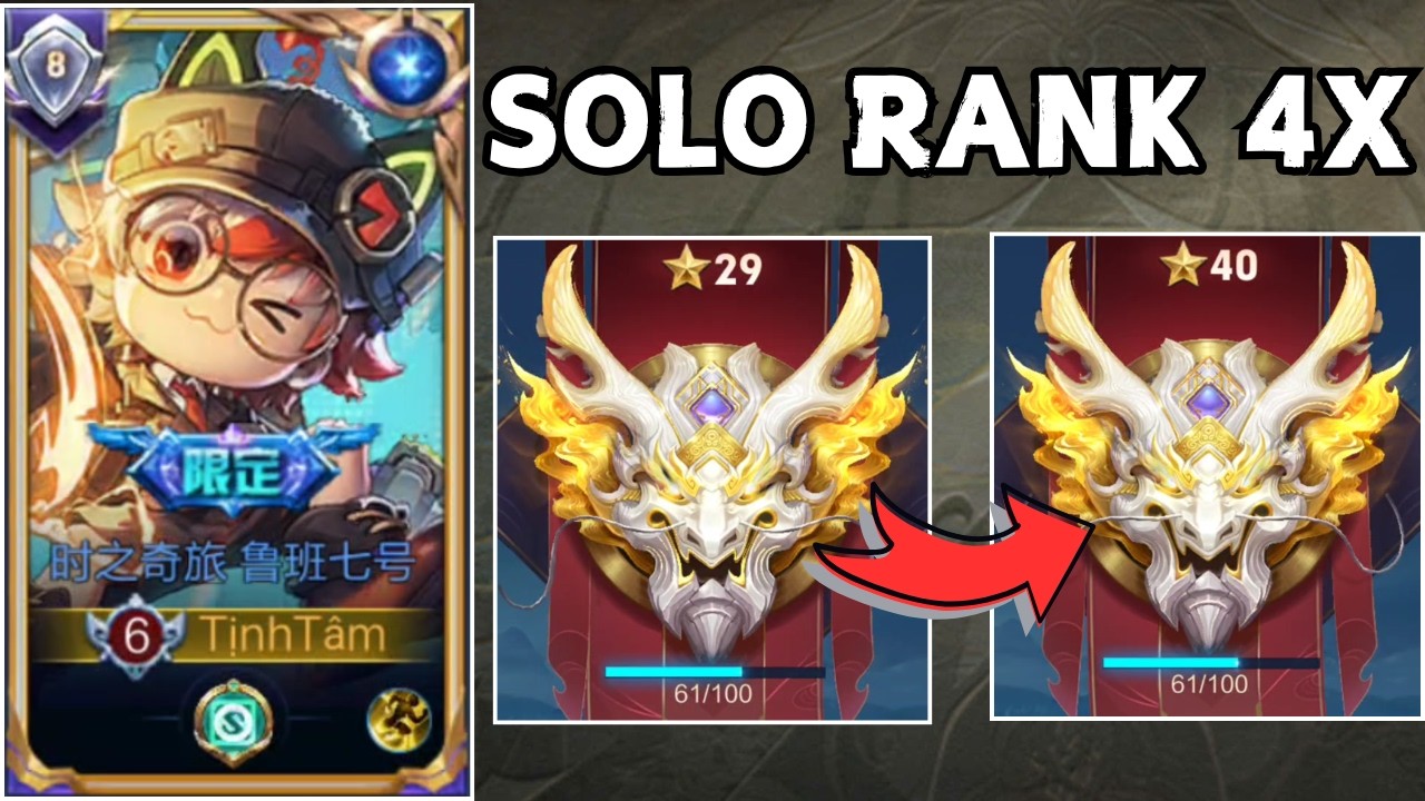 38 Phút Đi Đơn Từ 29 Sao Lên 40 Sao Vương Giả Vinh Diệu