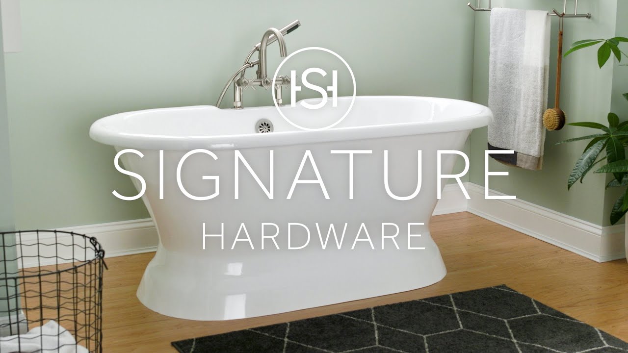 Traditional Comfort The Henley Cast Iron DoubleEnded Pedestal Tub