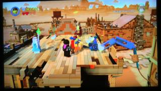 Lego The Movie walkthrough: Level 4-Flatbush Rooftops