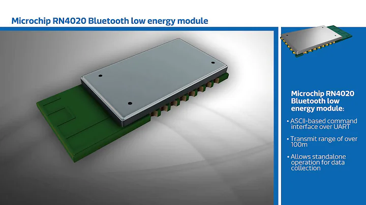 New This Week at Mouser Electronics – Microchip RN4020 Low Energy Bluetooth Module
