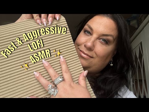 ASMR // Fast and Aggressive LoFi Triggers!