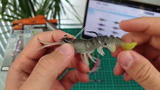 Savage Gear 3D Shrimp Weedless Karides Silikon Suni Yem | Çıngıraklı ve Aromalı