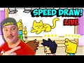 Can YOU Draw Better Than ME? | Speed Draw LIVE!