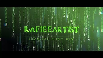 Matrix Intro for After Effects 2022