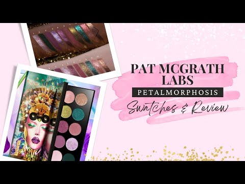 Pat McGrath Labs Mothership XII: Petalmorphosis Palette Swatches