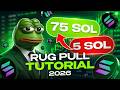 😗How To Create Memecoin On Solana Blockchain Rugpull Meme Coin 😂