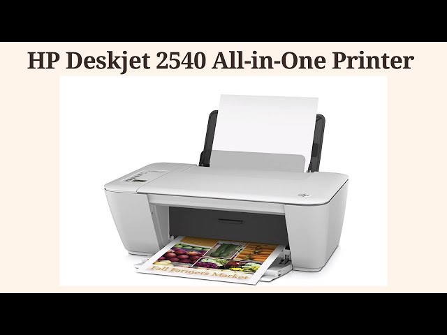 How Fix Scan issues in HP DeskJet 2540 All-in-One Printer - YouTube