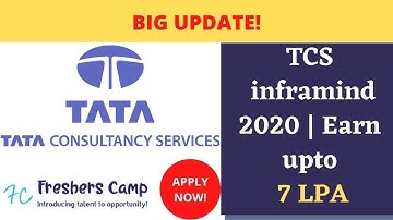 TCS inframind 2020 | Earn upto 7 LPA