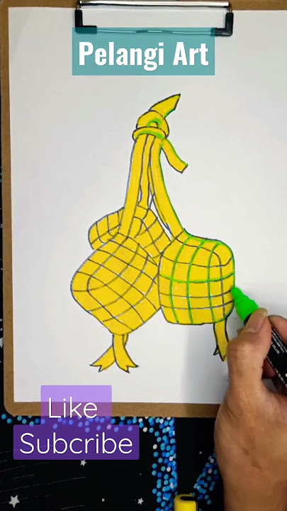 ketupat lebaran#Pelangi Art 🤗🤗🤗