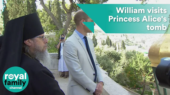 Prince William visits great grandmother's tomb in ...