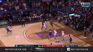 Sam Merrill game winner vs SDSU