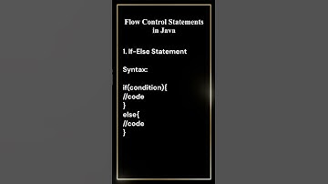 Quick Preview: If-Else and Switch Statements in Java | PureJava Shorts