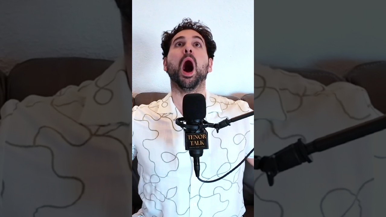 THINK 🤔 of the SEAGULL🐦‼️ #vocaltechnique #singingtips #tenor #belcanto #highnotes #singer #music