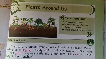 Plants around us 2nd STD EVS unit 3 term 1