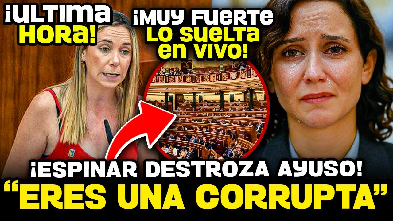 💥¡¡ESCÁNDALO EN MADRID!!🔥 AYUSO ENTRA en SHOCK “CORRUPCIÓN en MADRID NETWORK la HACE TEMBLAR”