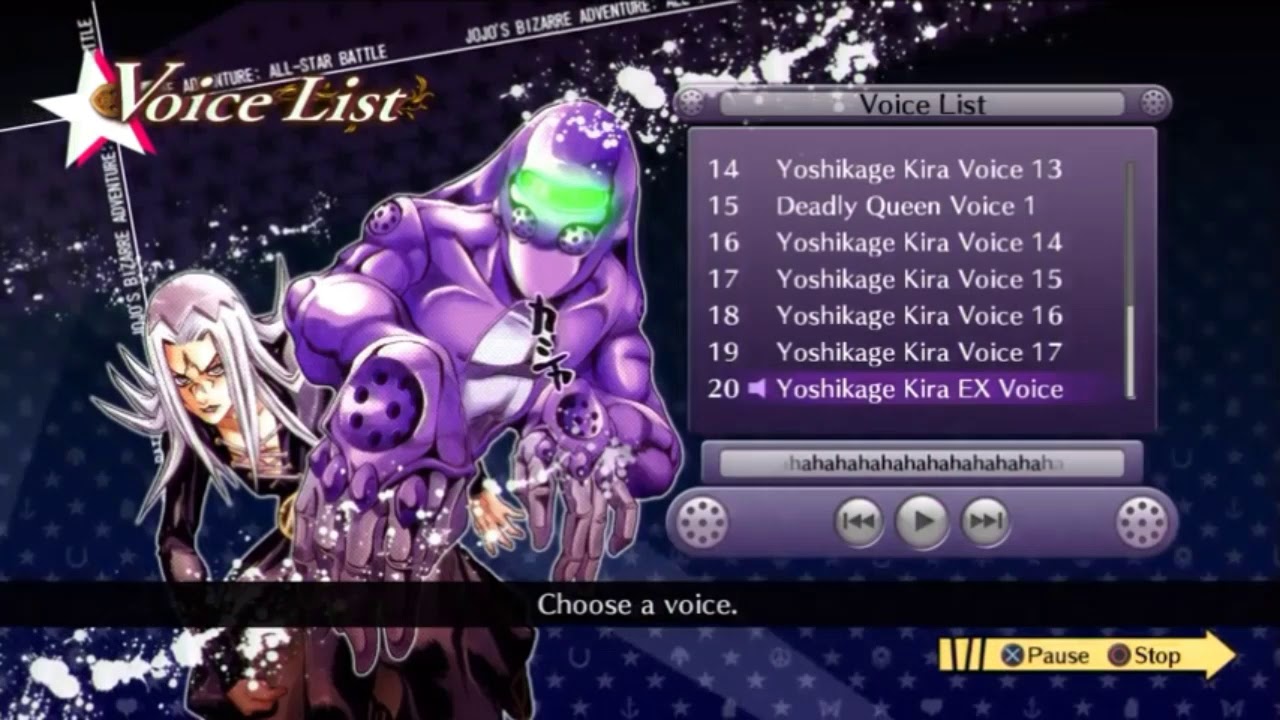 Shibabababa [Killer Queen Stand Cry] - JoJo ASB