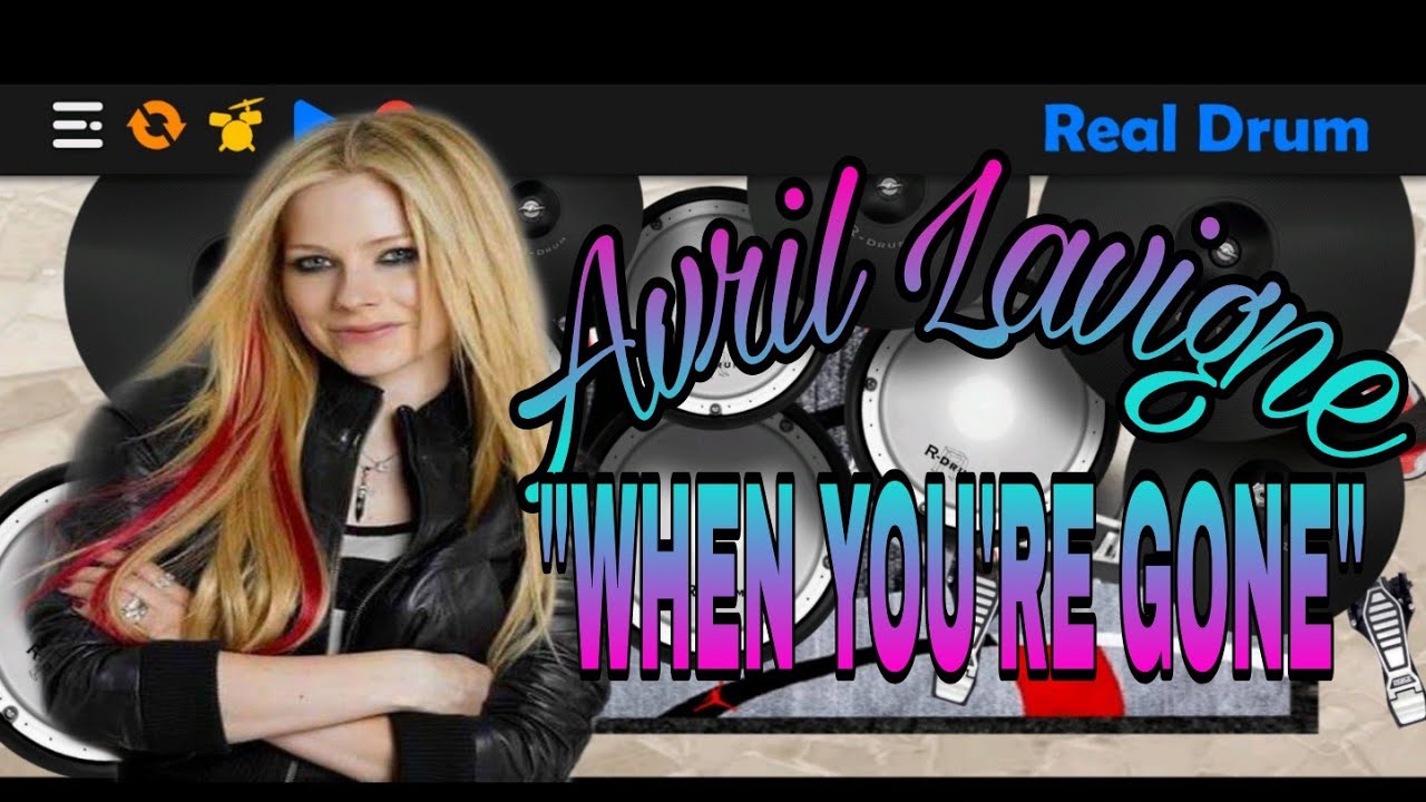 Avril Lavigne When You Re Gone Real Drums App Covers By Jomari Youtube