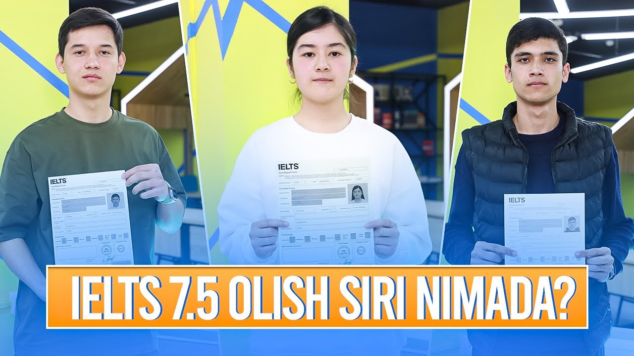 Shohrux Jo‘rayev IELTS’dan 7-7.5 ball olgan o'quvchilari bilan ochiq va samimiy intervyu o‘tkazdi.