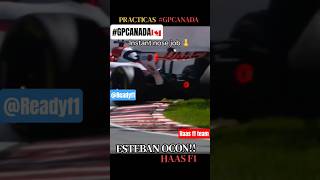 Ocon se estrella en la práctica gp Canadá #haasf1team #f1 #fyp #gpcanada #estebanocon